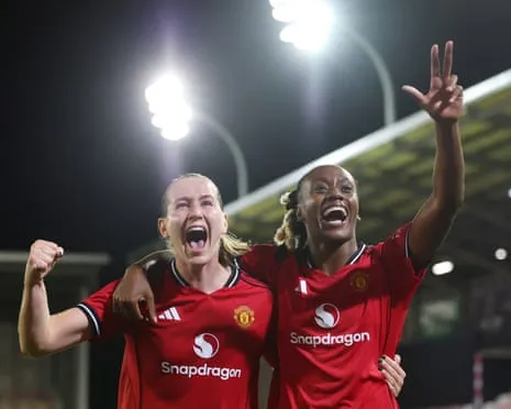 E. Terland's Treble Propels United Into Women's Champions League Main Draw